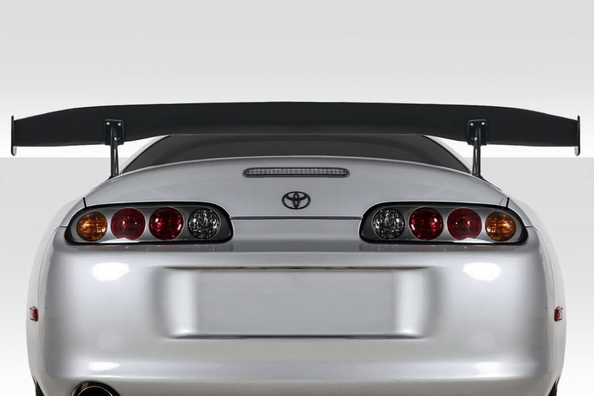 Universal LowPro Style 67" Rear Wing Spoiler - 5 Pieces - FRP