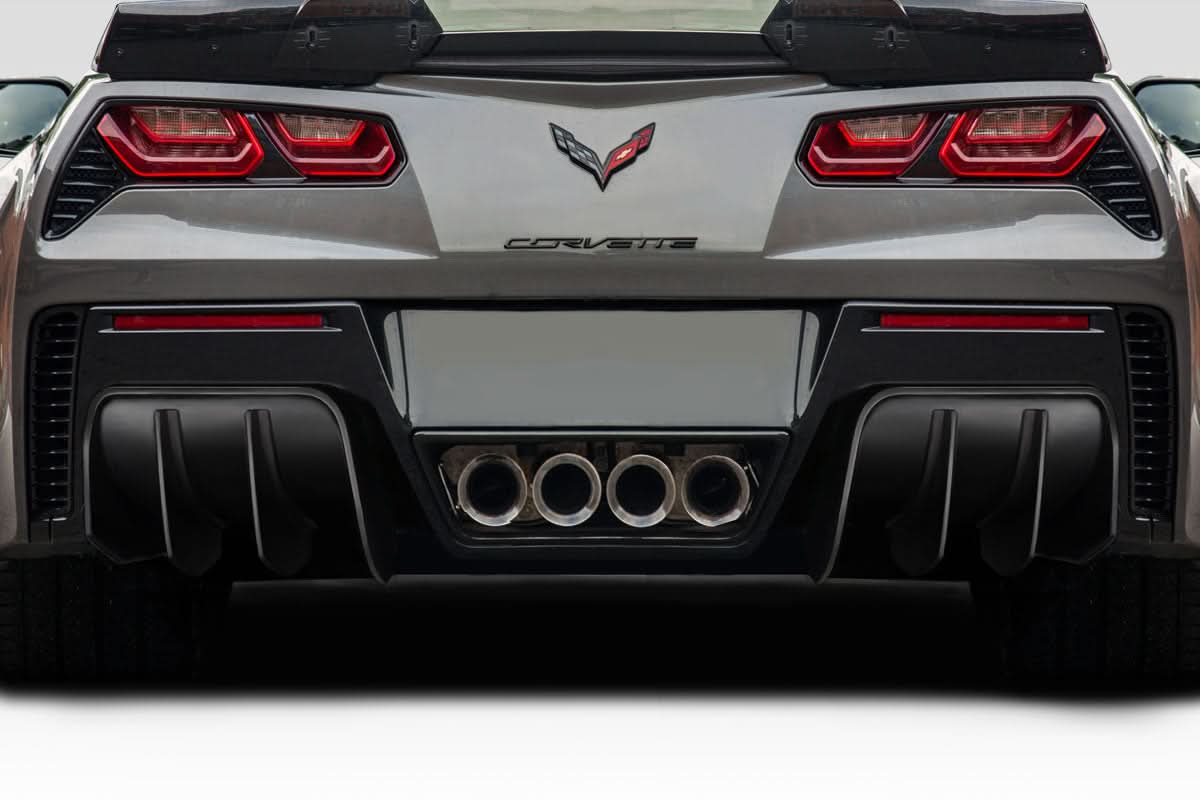 2014-2019 Chevrolet Corvette C7 GTR Style Rear Diffuser - FRP