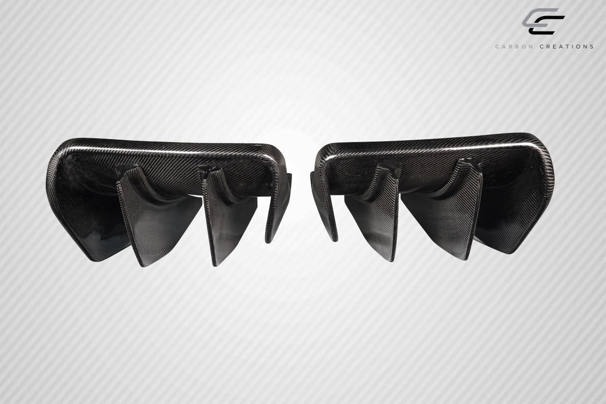 2014-2019 Chevrolet Corvette C7 Carbon Creations GTR Rear Diffuser - 2 Pieces