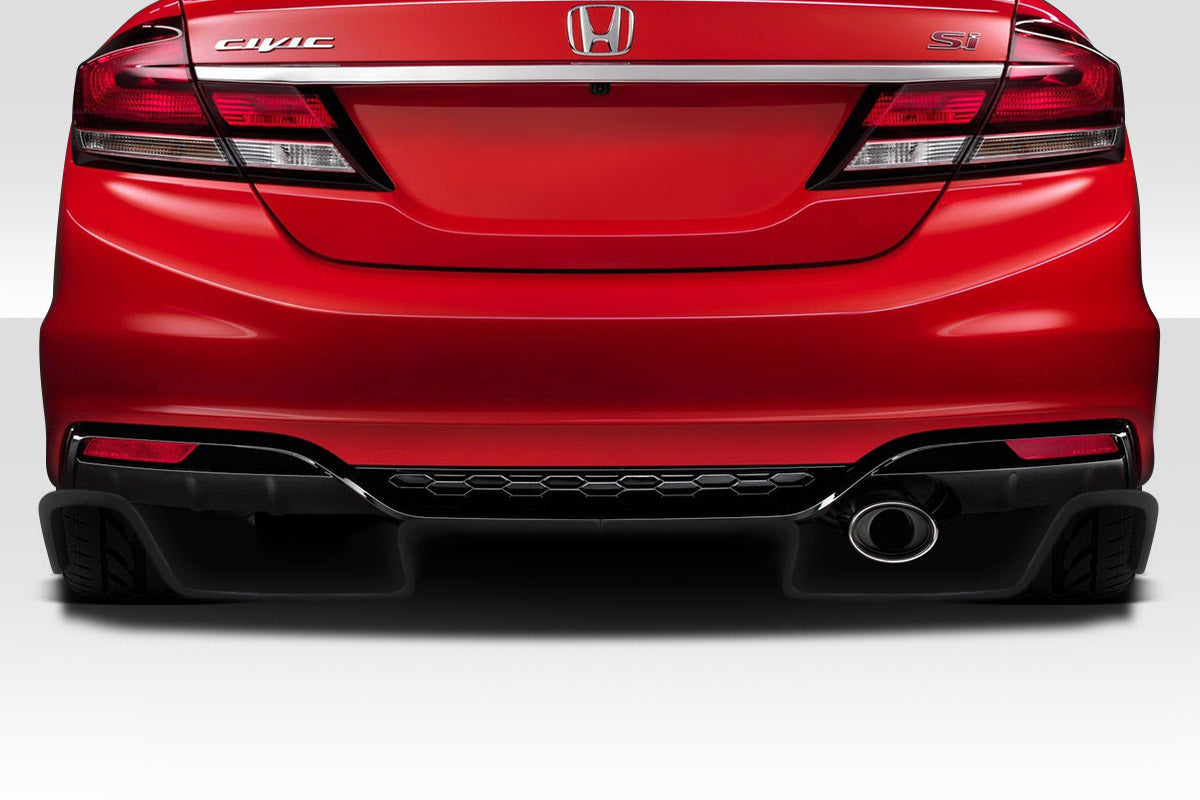 2006-2015 Honda Civic Velocity Style Rear Diffuser - 2 Piece FRP