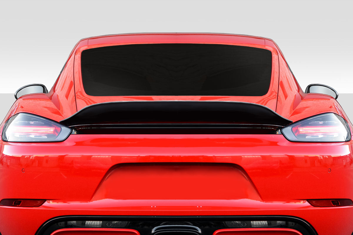 2016-2019 Porsche 718 Boxster Duckbill Style Rear Wing Spoiler - FRP