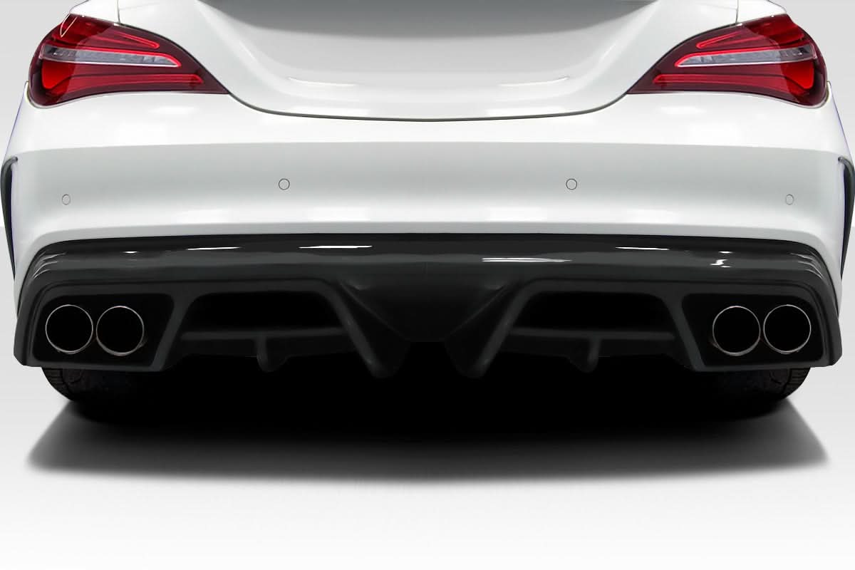 2014-2016 Mercedes CLA Class Burnout Style Rear Diffuser - FRP