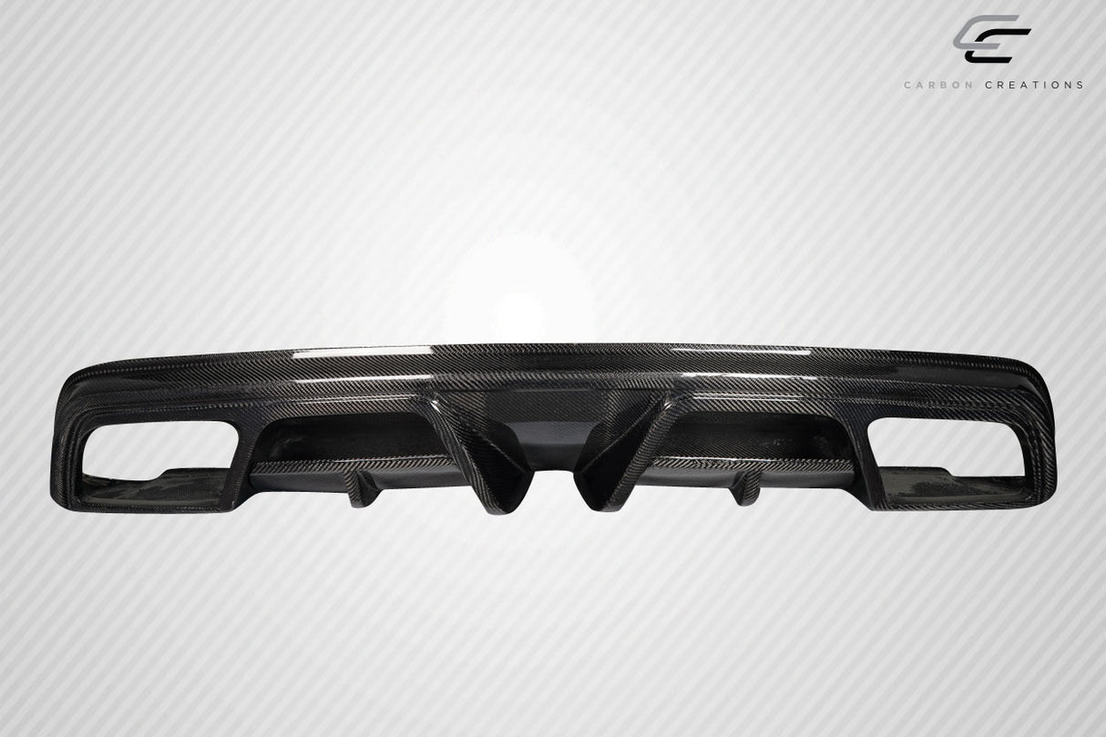 2014-2016 Mercedes CLA Burnout Style Rear Diffuser - Carbon Fiber