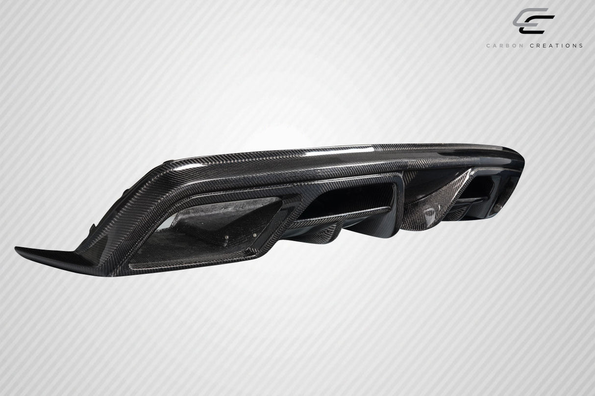 2014-2016 Mercedes CLA Burnout Style Rear Diffuser - Carbon Fiber