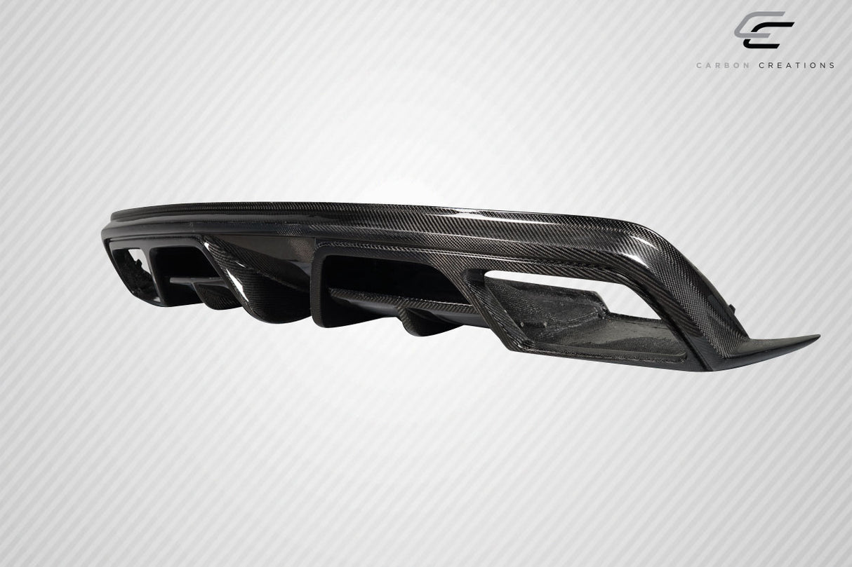2014-2016 Mercedes CLA Burnout Style Rear Diffuser - Carbon Fiber