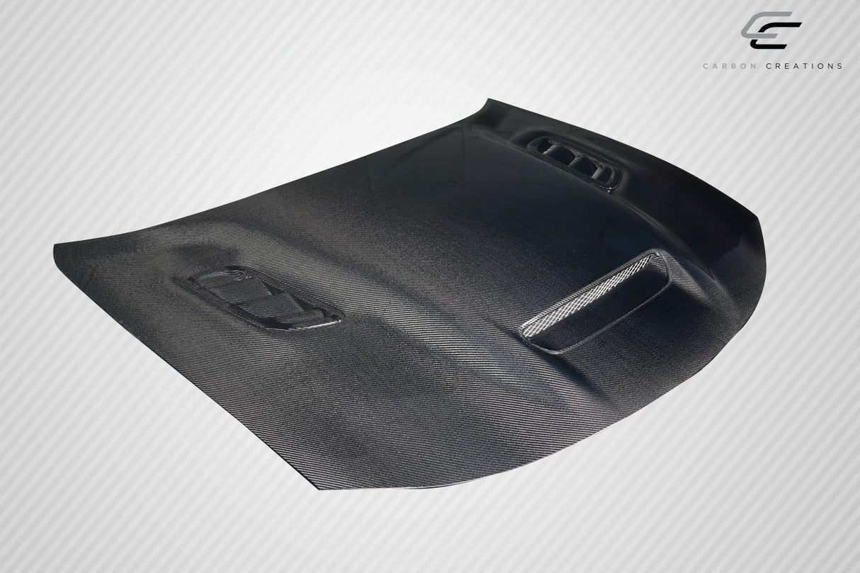 2015-2023 Dodge Charger Carbon Creations Hellcat Redeye Look Hood - 2 Pieces