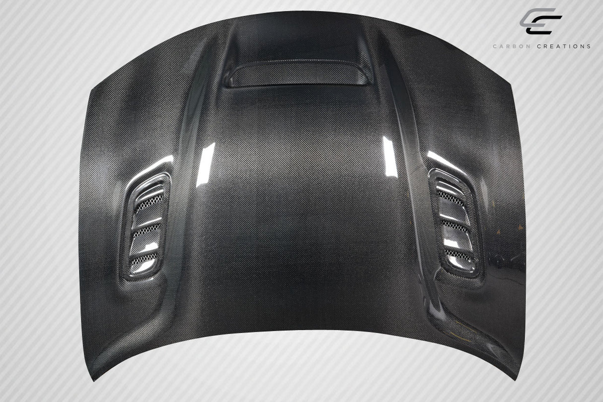 2015-2023 Dodge Charger Carbon Creations Hellcat Redeye Look Hood - 2 Pieces