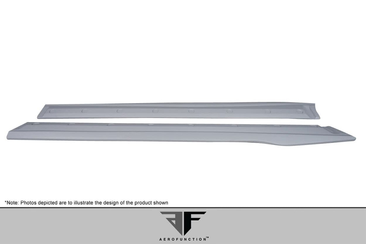 2013-2016 Porsche Cayman GT4 AF-1 Style Side Skirt Splitters - FRP