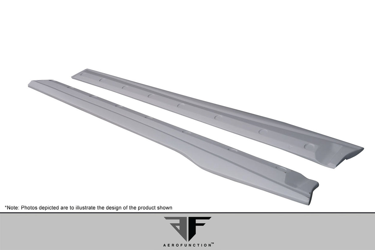 2013-2016 Porsche Cayman GT4 981 AF-1 Side Skirt Splitters ( GFK ) - 2 Piece