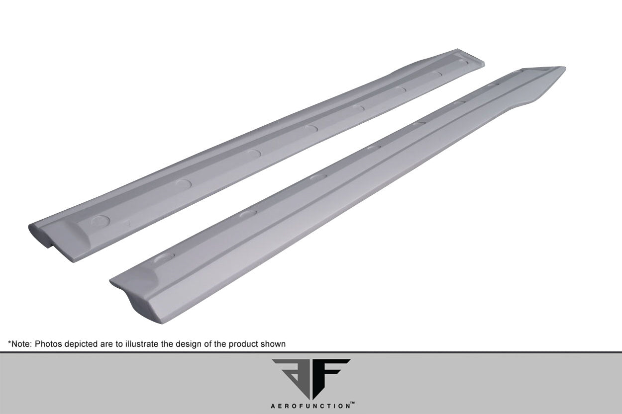 2013-2016 Porsche Cayman GT4 981 AF-1 Side Skirt Splitters ( GFK ) - 2 Piece