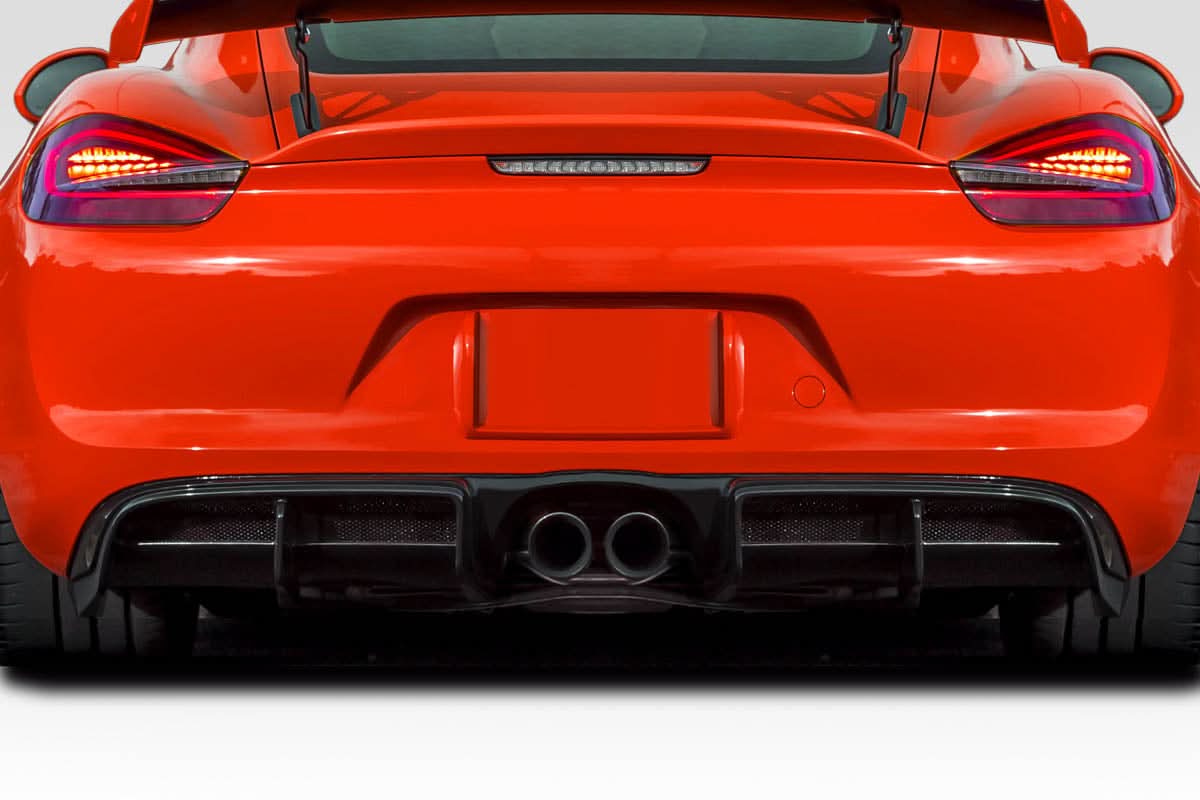 2013-2016 Porsche Cayman AF-1 Style Rear Diffuser - FRP
