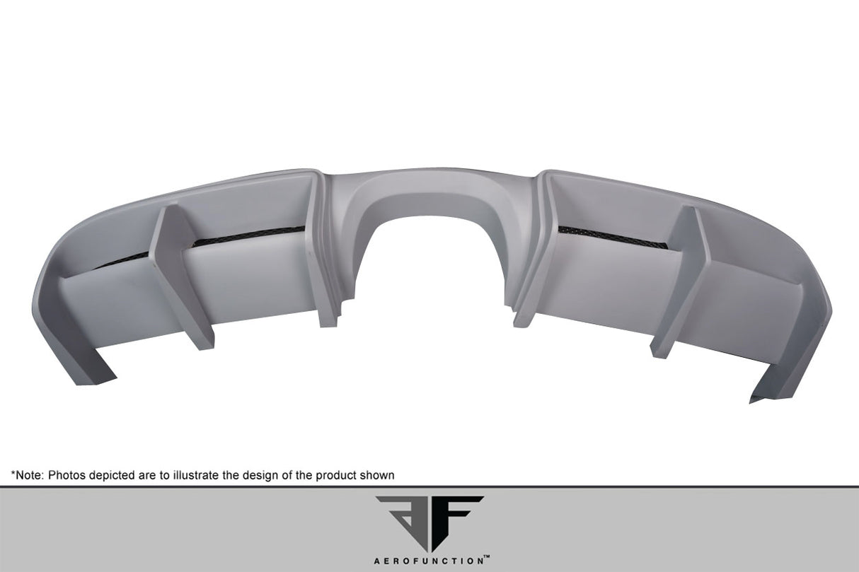 2013-2016 Porsche Cayman GT4 981 AF-1 Rear Diffuser ( GFK ) - 1 Piece