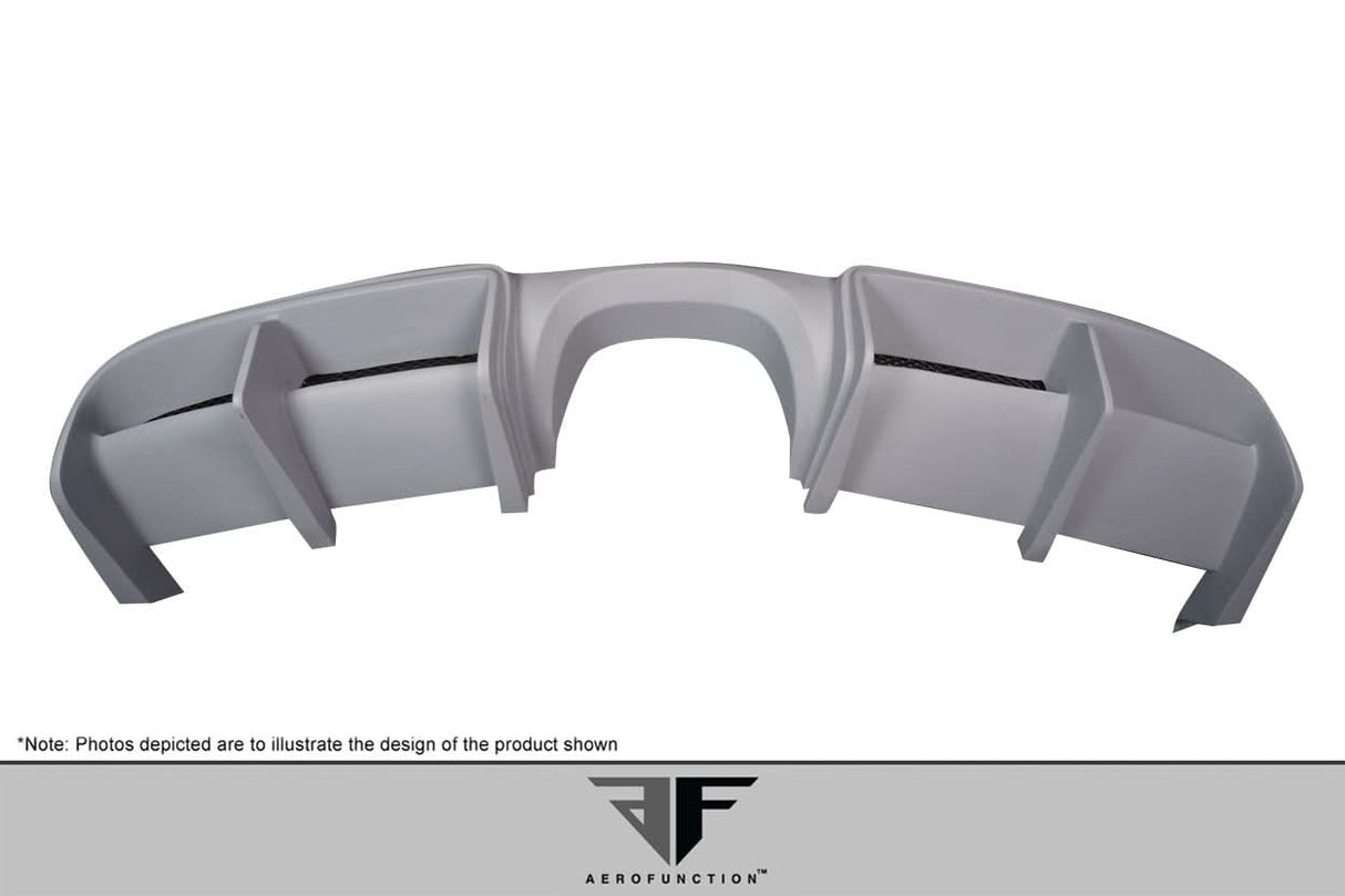 2013-2016 Porsche Cayman AF-1 Style Rear Diffuser - FRP