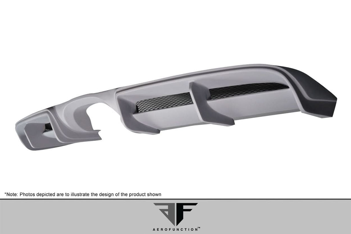 2013-2016 Porsche Cayman AF-1 Style Rear Diffuser - FRP