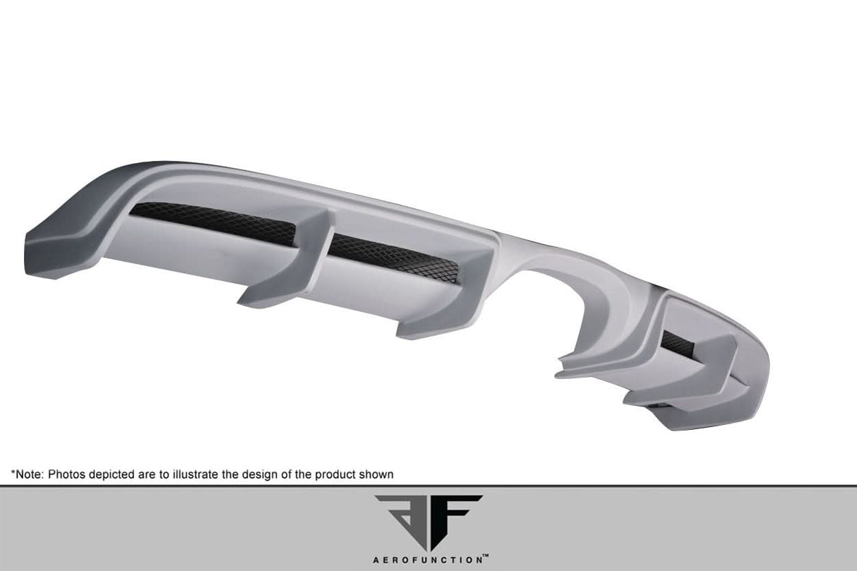 2013-2016 Porsche Cayman AF-1 Style Rear Diffuser - FRP
