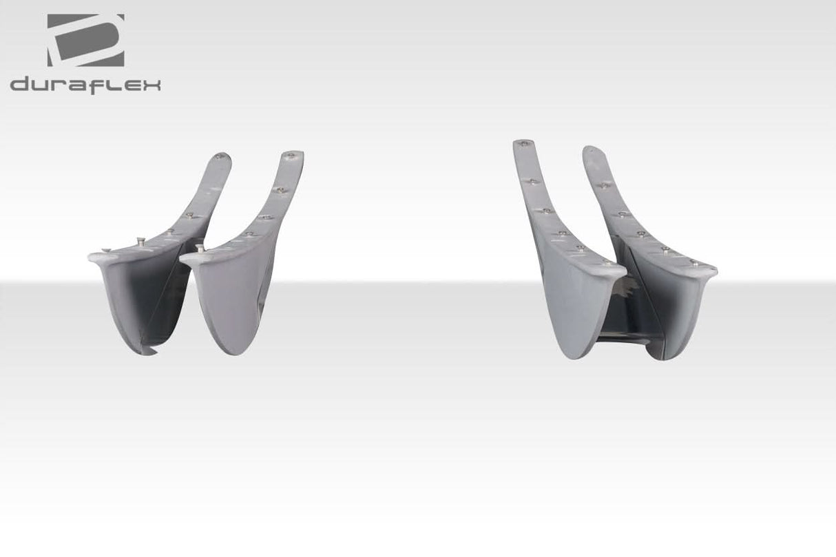 2005-2009 Ferrari F430 AF-1 Style Rear Diffuser Fins - FRP