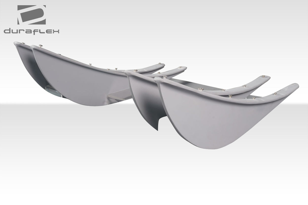 2005-2009 Ferrari F430 AF-1 Rear Diffuser Fins (GFK) - 4 Piece