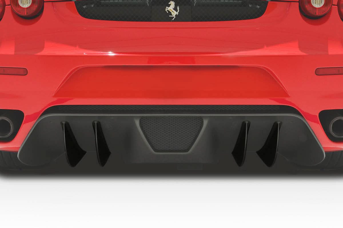 2005-2009 Ferrari F430 AF-1 Style Rear Diffuser Fins - FRP