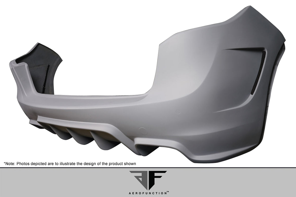 2011-2014 Porsche Cayenne AF-4 Rear Bumper (GFK) - 1 Piece