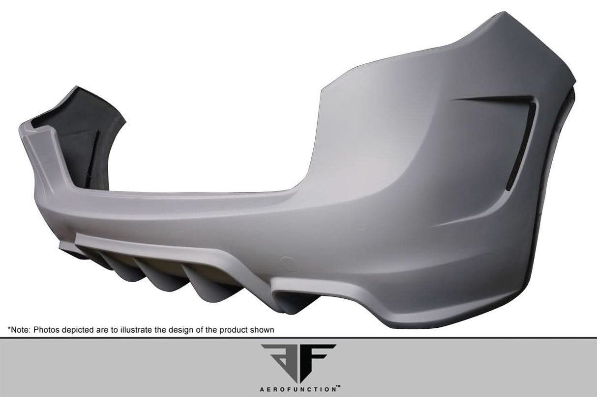 2011-2014 Porsche Cayenne AF-4 Style Rear Bumper - FRP