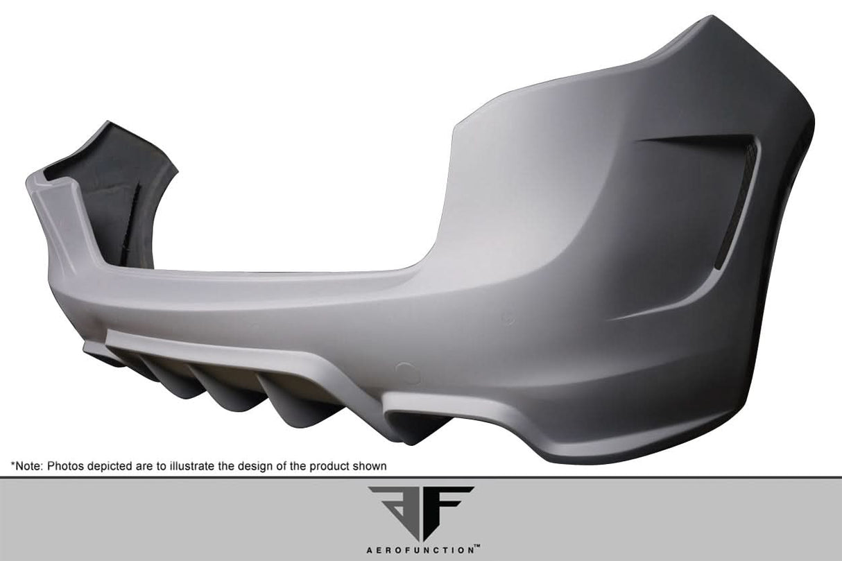 2011-2014 Porsche Cayenne AF-4 Style Rear Bumper - FRP
