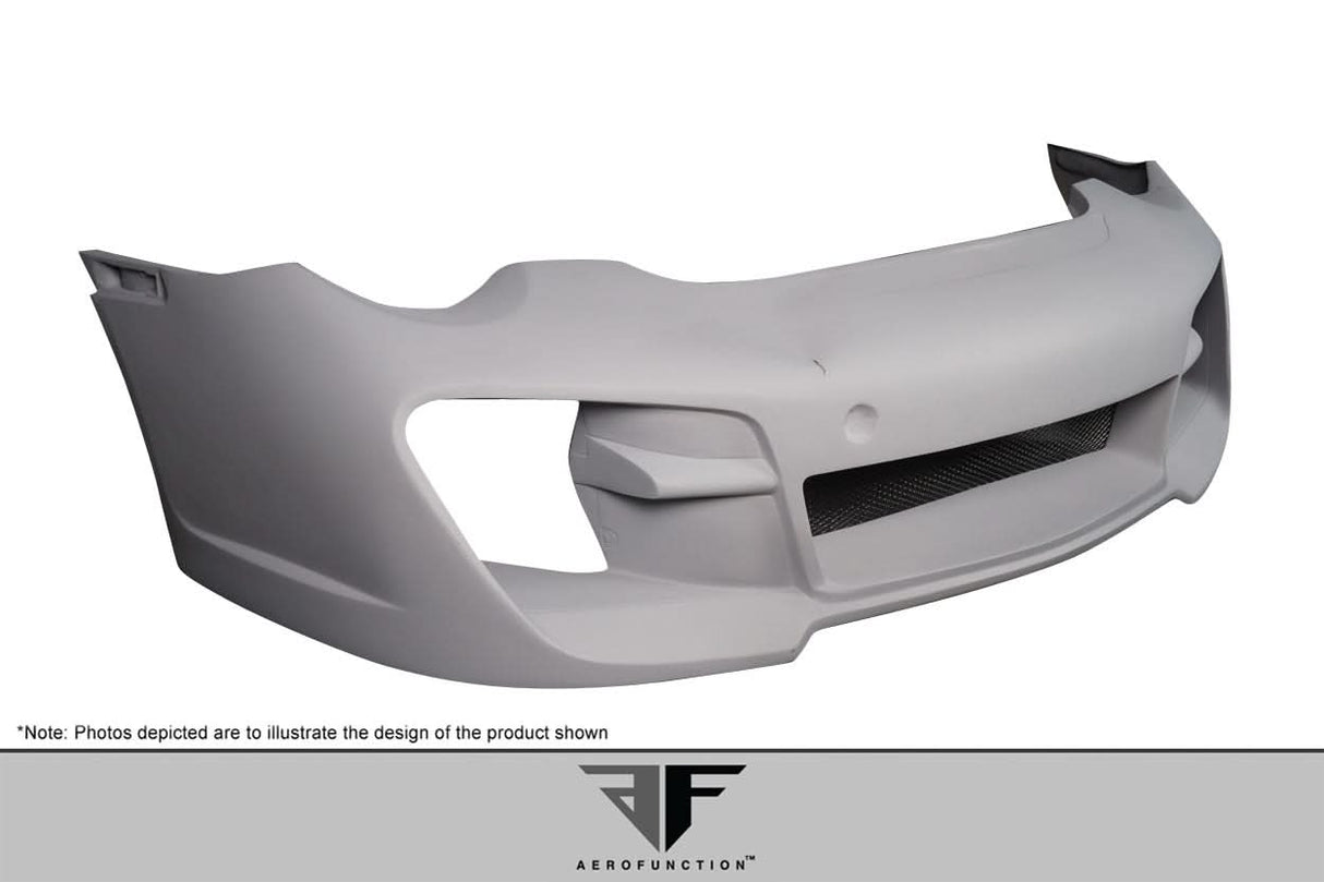 2009-2011 Porsche 911 Carrera AF-1 Style Front Bumper - FRP