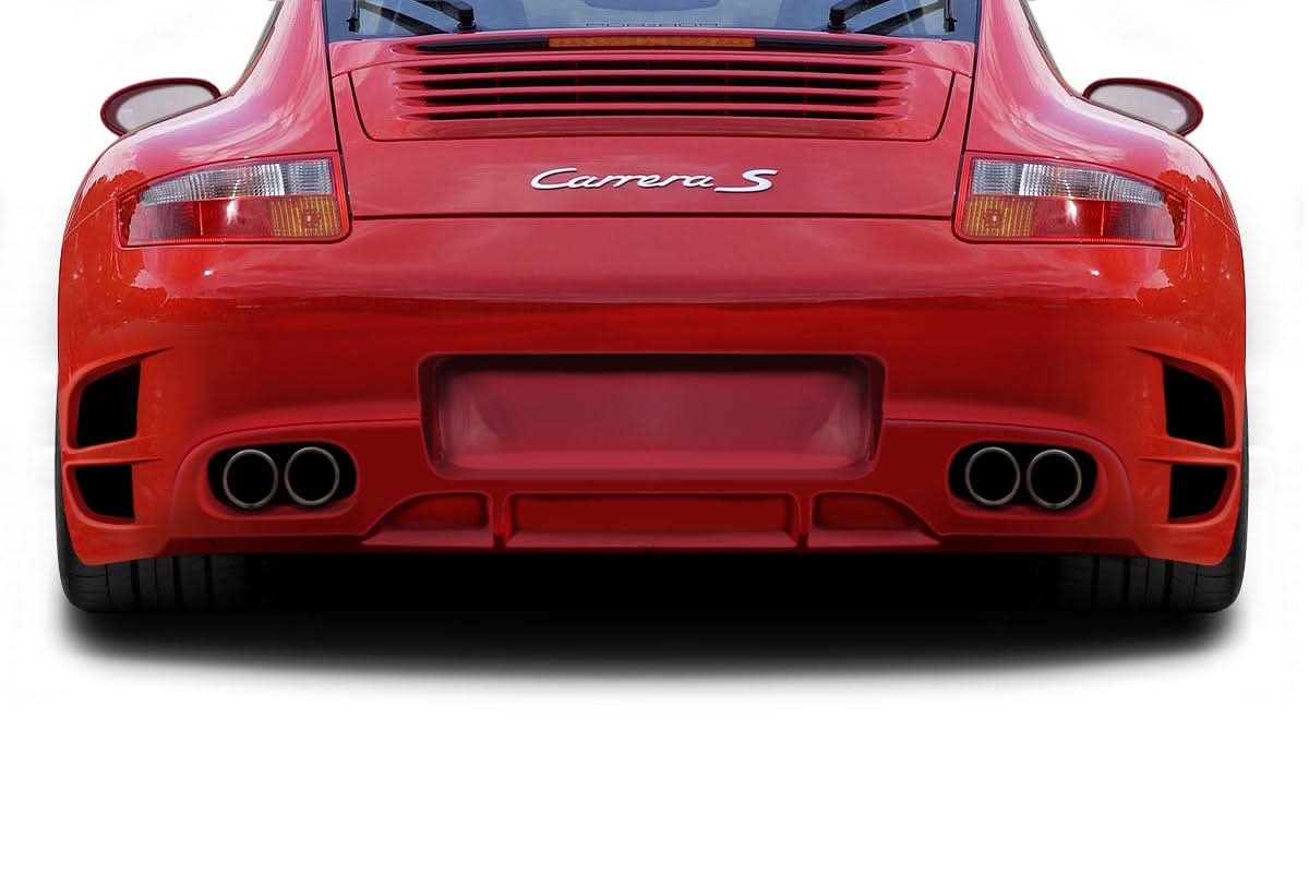 2009-2011 Porsche 911 Carrera AF-1 Style Rear Bumper - FRP