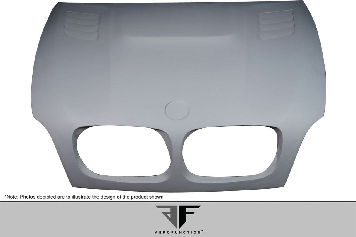 2008-2014 BMW X6M AF-1 Style Hood - FRP