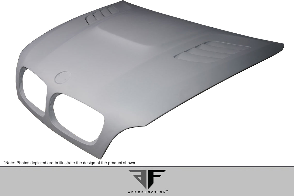 2008-2014 BMW X6M E71 E72 AF-1 Hood (GFK) - 1 Piece