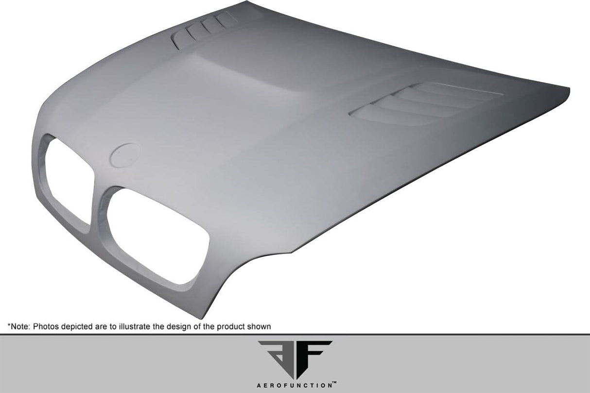 2008-2014 BMW X6M AF-1 Style Hood - FRP