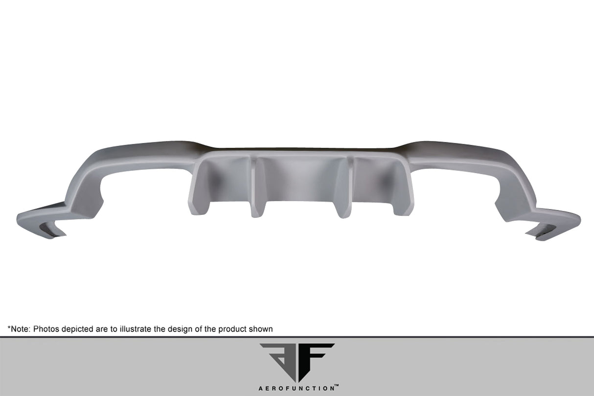 2016-2021 BMW M2 F87 AF-1 Rear Diffuser (GFK) - 1 Piece