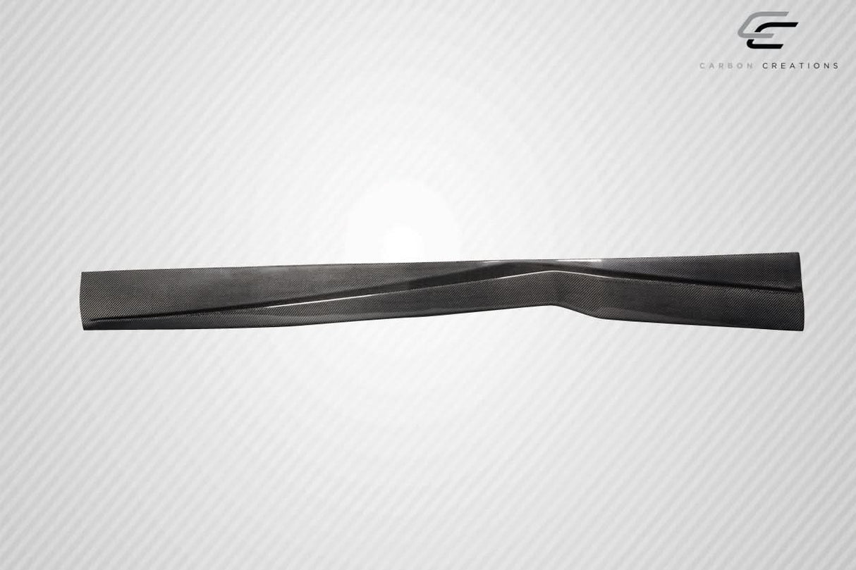 2020-2025 Chevrolet Corvette C8 Gran Veloce Style Wide Body Side Skirt Rocker Panel Splitters - Carbon Fiber