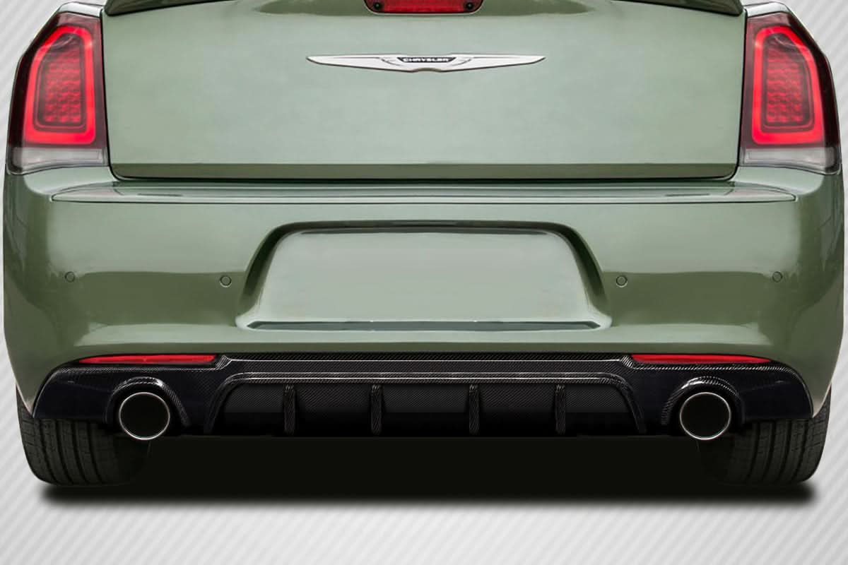 2015-2023 Chrysler 300 Lexios Style Rear Diffuser - Carbon Fiber