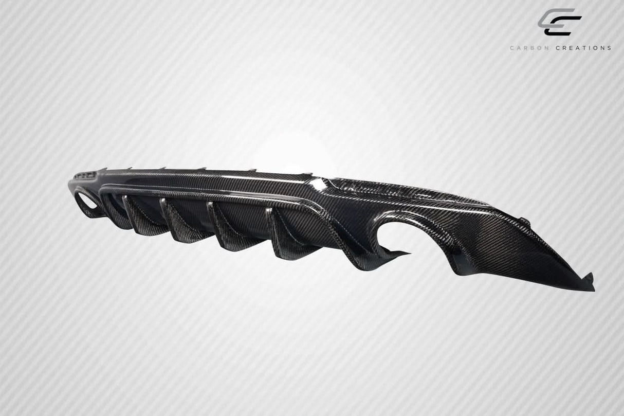 2015-2023 Chrysler 300 Lexios Style Rear Diffuser - Carbon Fiber