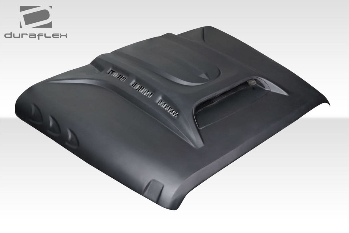 2007-2018 Jeep Wrangler JK Avenge Style Vented Hood - FRP