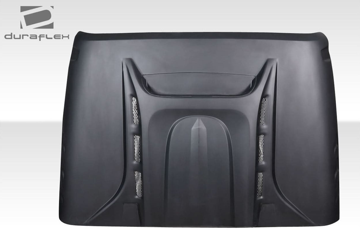2007-2018 Jeep Wrangler JK Avenge Style Vented Hood - FRP