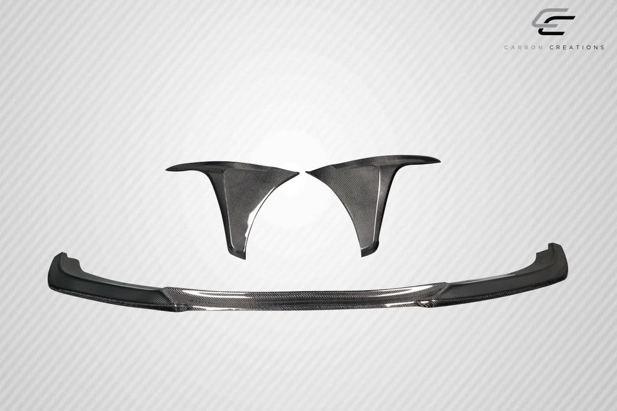 2016-2018 Honda Civic Yoka Style Front Lip Spoiler - Carbon Fiber