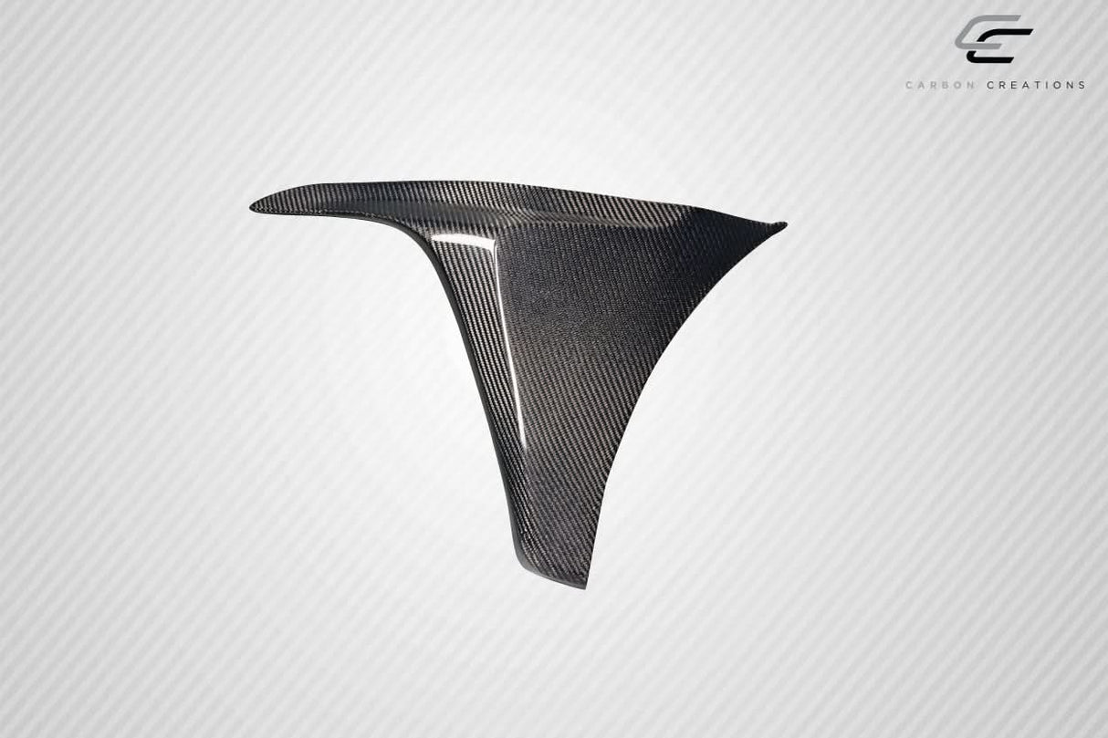 2016-2018 Honda Civic Yoka Style Front Lip Spoiler - Carbon Fiber