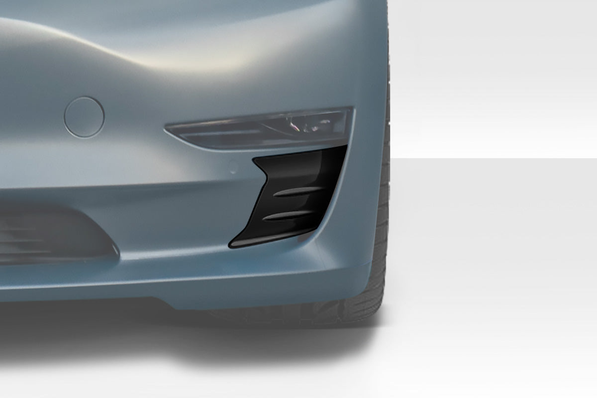2017-2023 Tesla Model 3 Vortex Style Front Bumper Vent Trim - FRP