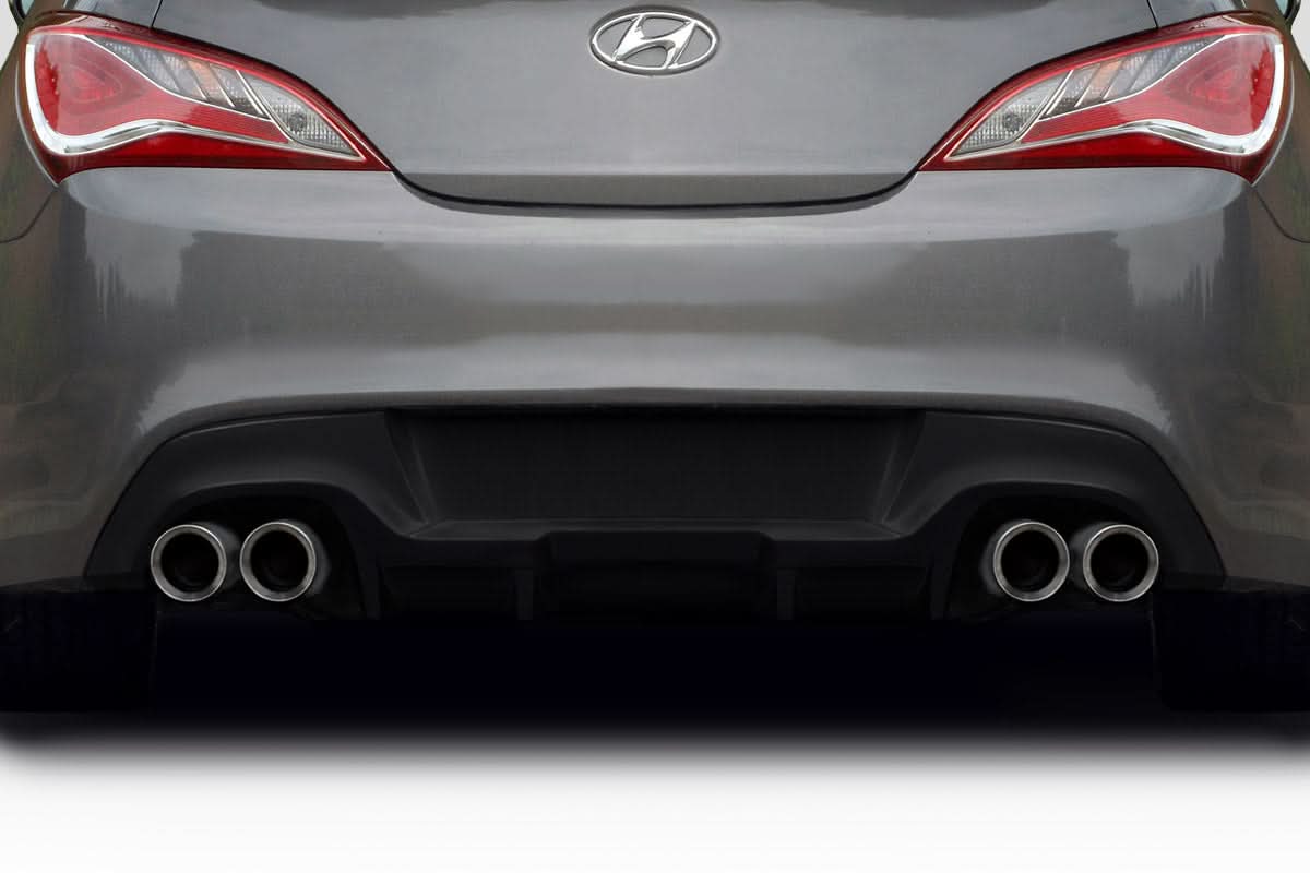 2010-2016 Hyundai Genesis Coupe Twins Style Rear Diffuser - FRP
