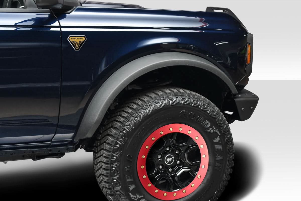 2021-2025 Ford Bronco Bigfoot Style Front Fender Flares - FRP