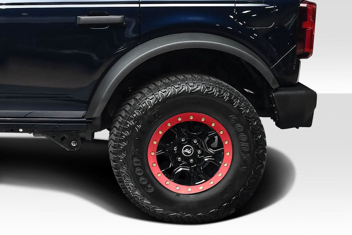 2021-2025 Ford Bronco Bigfoot Style Rear Fender Flares - FRP