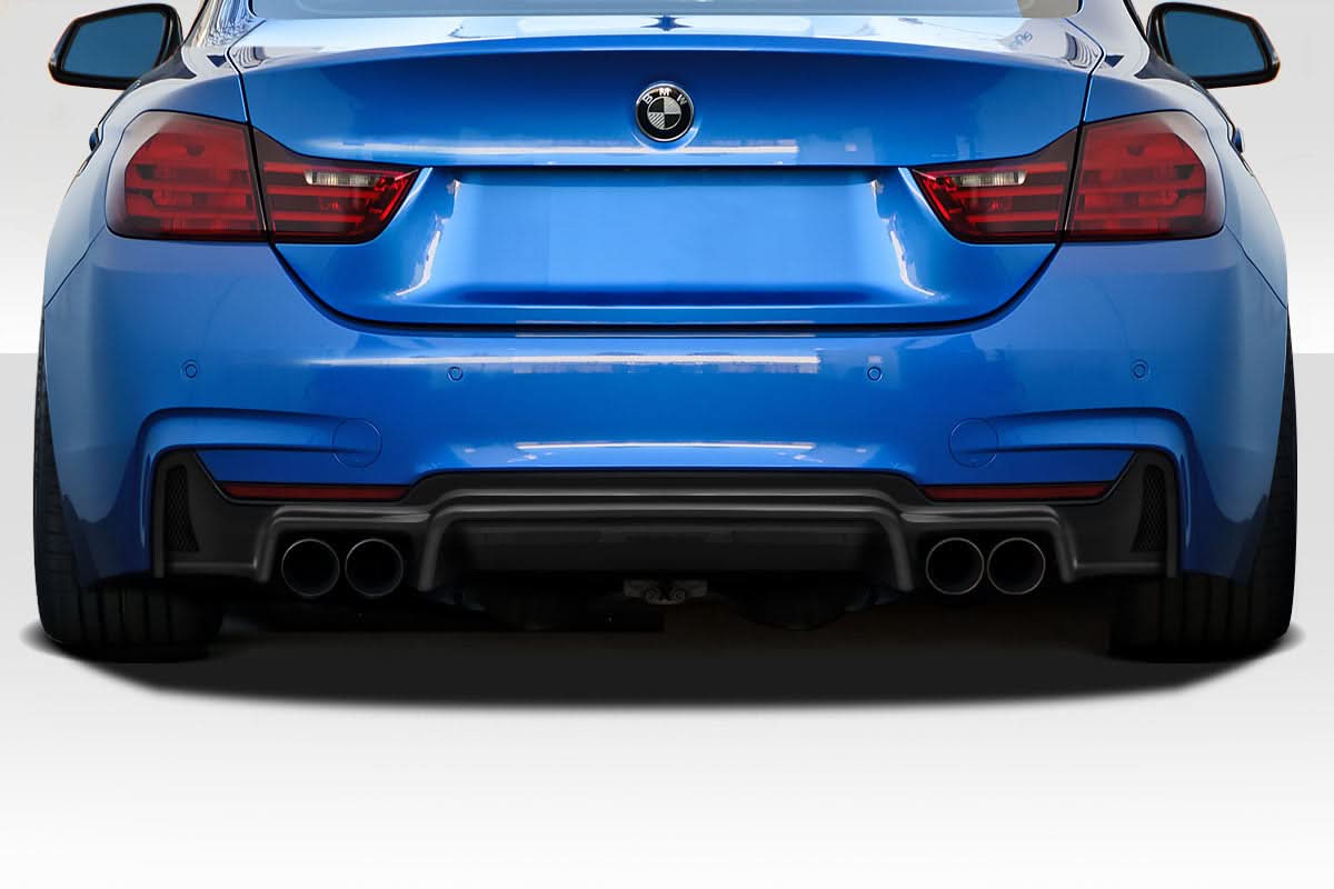 2014-2020 BMW 4 Series F32 Quadro Style Rear Diffuser - FRP