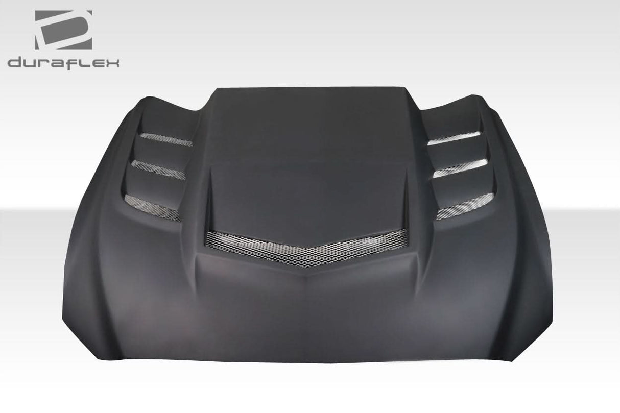 2015-2017 Ford Mustang Interceptor Style Hood - 1 Piece - FRP
