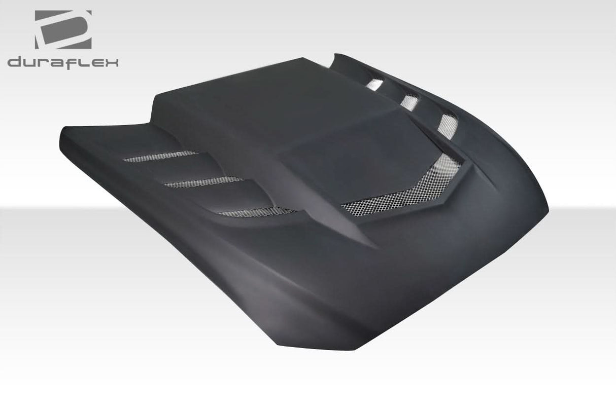 2015-2017 Ford Mustang Interceptor Style Hood - 1 Piece - FRP