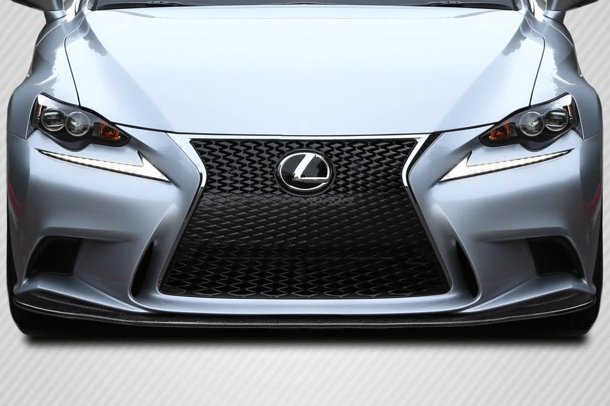 2014-2020 Lexus IS250 IS350 Hyper Style Front Lip Spoiler - Carbon Fiber