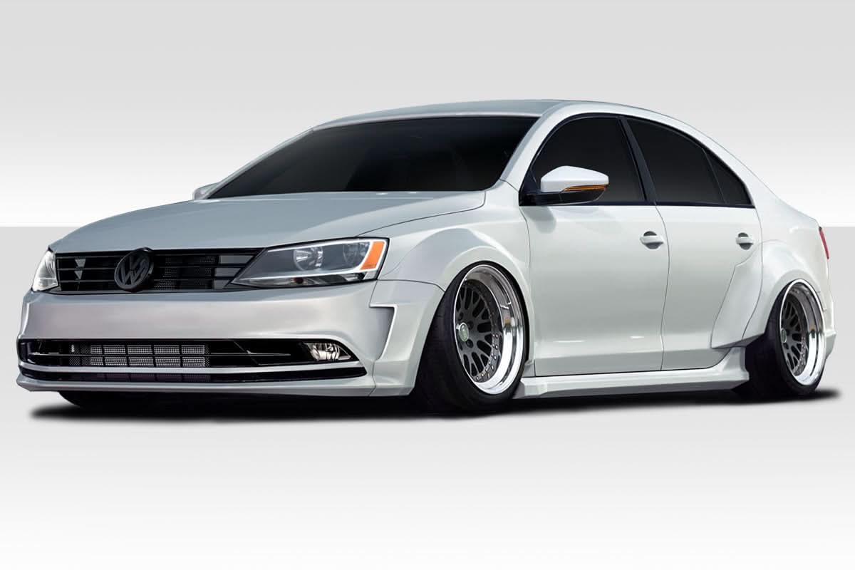 2011-2018 Volkswagen Jetta KTV Style Wide Body Kit - 12 Piece - FRP