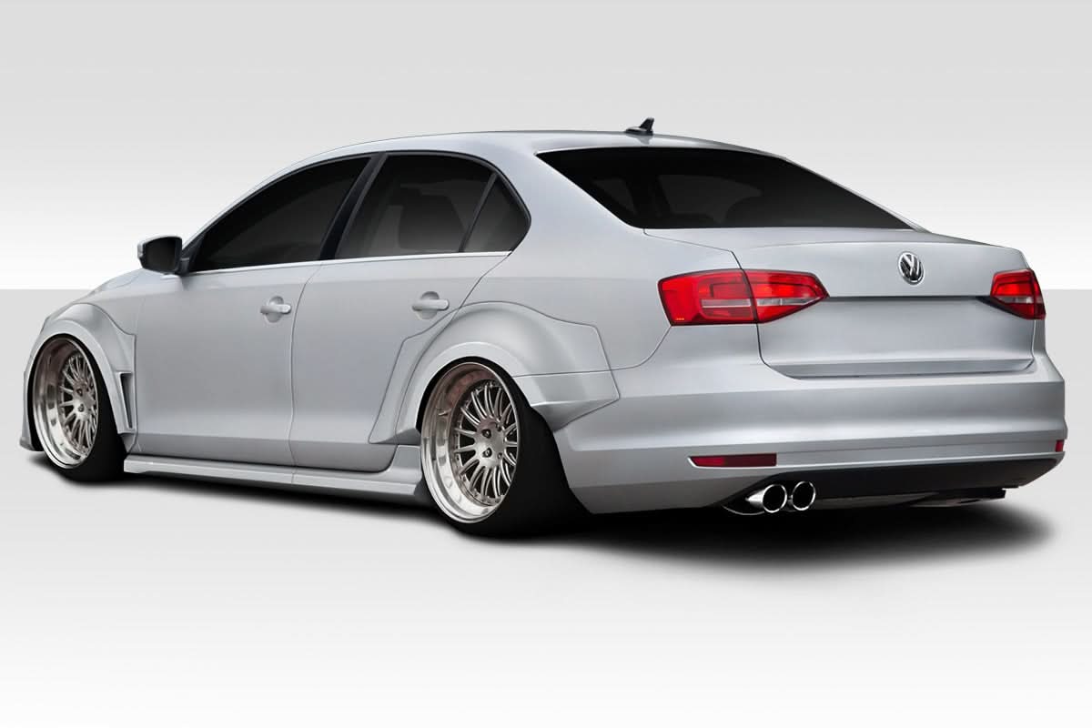 2011-2018 Volkswagen Jetta KTV Style Wide Body Kit - 12 Piece - FRP