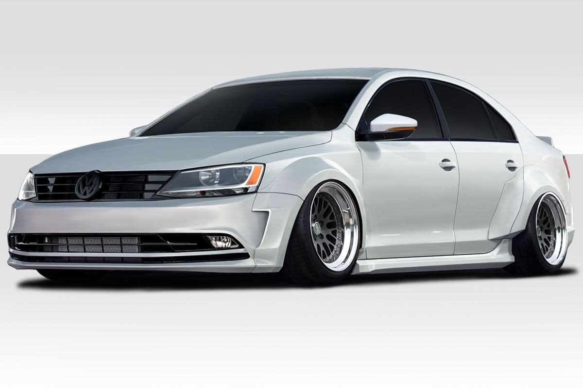 2011-2018 Volkswagen Jetta KTV Style Wide Body Kit - 13 Piece - FRP