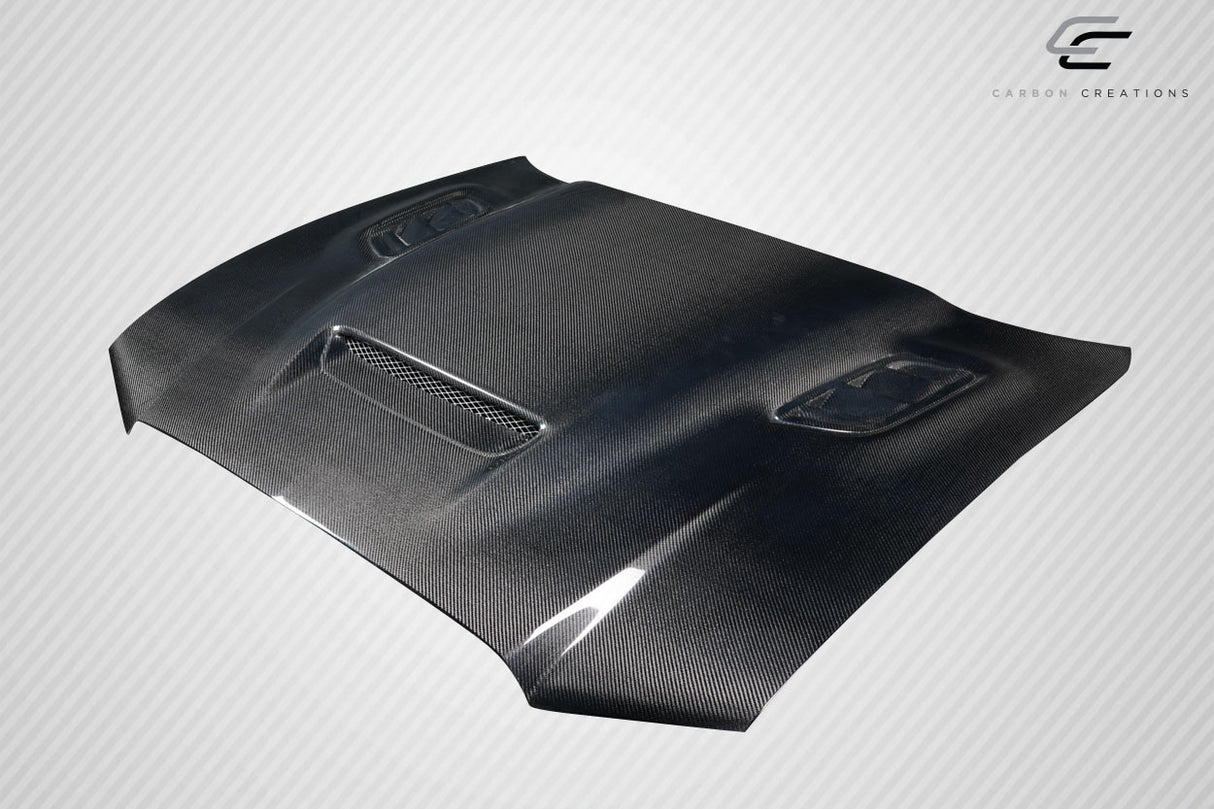 2011-2014 Dodge Charger Hellcat Redeye Look Hood - Carbon Fiber